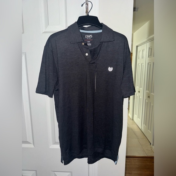 Chaps Men's Polo Shirt - Dry Fit Performance Short Sleeve Golf Polo Shirt Medium - Picture 4 of 10